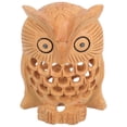thumbnail image 3 of Miniature Owl Decorative Figurines Hand Owl Shape Decoration For Family Friends 1Set, 3 of 5