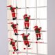 thumbnail image 2 of Santa Claus trepando escalera - Adorno navideño de 25cm para ventanas, árboles y fiestas, regalo perfecto para niños y decoración festiva., 2 of 6