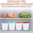 thumbnail image 3 of 4 Pack Ice Cream Containers, 1 Quart Freezer Storage Containers with Silicone Lids and Spoon for Ice Cream, Sorbet and Gelato, Freezer Dishwasher Safe, 3 of 5
