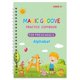 thumbnail image 1 of XmhyTop-A Cuaderno de práctica mágica reutilizable de 1 pieza para practicar la escritura a mano, adecuado para aprender habilidades básicas de escritura, estilo A, verde., 1 of 5