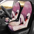 thumbnail image 2 of ABPHQTO Juego de 2 fundas para asientos de coche Love Swan, protector universal para asientos delanteros de coche, apto para coche, SUV, sedán, camión, 2 of 3