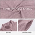 thumbnail image 4 of Cueply Dresses for Women Casual Long Sleeve Fall Spring Mock Neck Pullover Long Dresses with Pockets, 4 of 8