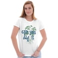 thumbnail image 3 of Gardener Can You Dig Gardening Humor Womens Slim Fit Graphic Tee Brisco Brands S, 3 of 5