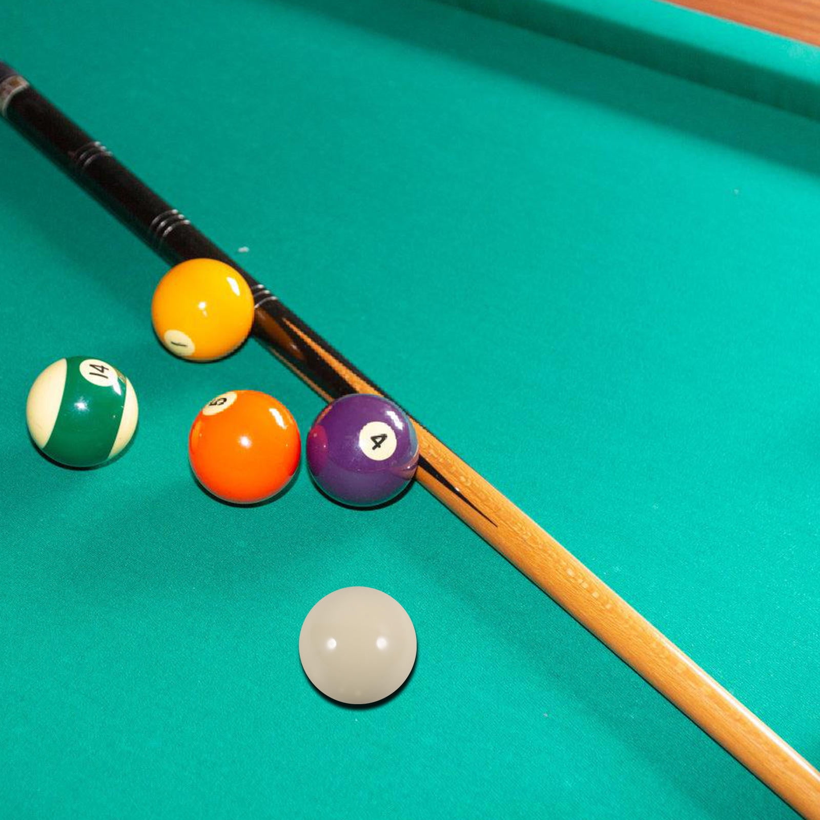 EPCO Jeu De Billard Américain Clear-Hobbit – Boules Premium 5,7 Cm, Résine Partek – Fabriqué Aux États-Unis