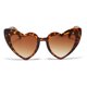 thumbnail image 4 of Gafas de terre de moda, gafas de terre de moda para mujer, gafas de protección , gafas clásicas para fiestas al , accesorios de fotografía, verano Marrón Colcomx Gafas de sol en forma de corazón, 4 of 6