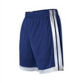 thumbnail image 5 of Alleson Athletic B35185097 Womens Single Ply Basketball Shorts, Charcoal & White - 2XL, 5 of 8