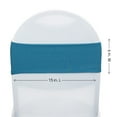 thumbnail image 3 of Your Chair Covers - 10 Pack Stretch Spandex Bands Malibu Blue, 3 of 3