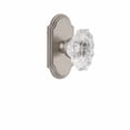 thumbnail image 2 of Grandeur Biarritz Crystal Door Knob with Arc Plate, 2 of 6