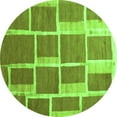 thumbnail image 1 of Ahgly Company Indoor Round Abstract Green Contemporary Area Rugs, 8' Round, 1 of 1