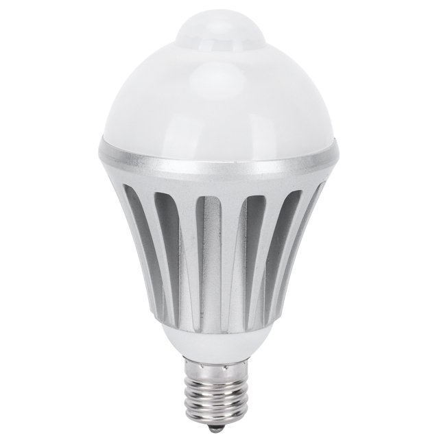 Bombilla con sensor LED E17 de 7 W, bombilla con sensor de cuerpo humano para pasillo, luz blanca pura de 85 a 265 V