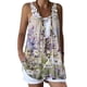 thumbnail image 5 of Chaleco de blusa con estampado de tops sin mangas con tirantes casuales de moda de encaje para mujer Pompotops qyievc2236, 5 of 7