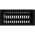 thumbnail image 4 of Imperial RG3439 Montezuma Decorative Floor Register, 4 x 10-Inch, Black Iron, 2 Pack, 4 of 6