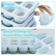 thumbnail image 4 of Bandejas para cubitos de hielo DOQAUS, paquete de 4 con 40 cubitos de hielo de silicona, 4 of 8