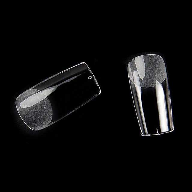 500pcs Clear Nail Tips, Soft Gel Full Coverage Nail Tips for Soak Nail Extension Kit - False Nails Acrylic Nail Tips 12 Sizessquare