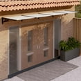 thumbnail image 5 of vidaXL Door Canopy Porch Awning Outdoor Black and Transparent Polycarbonate, 5 of 54