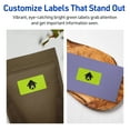 thumbnail image 4 of Avery Printable Rectangle Labels, Bright Green, 1.5" x 2.75", 400ct, 4 of 11