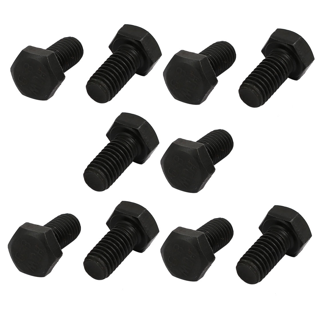 Grade 8.8 M5x10mm filetage à gauche filetées boulon à tête Hexe 10pcs ...