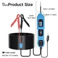 thumbnail image 3 of Automotive Circuit Tester, 16ft Probe Test Lamp for Car Diagnostics, 6-24V Electrical System Tester, Track Short Circuits, Polarity & Ground Testing Tool for Vehicle Repair, 3 of 9