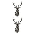 thumbnail image 2 of kurtrusly Personalized Home Style With 3D Mirror Wall Stickers Multifunctional Decorative black L 2Set, 2 of 6
