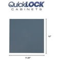thumbnail image 2 of Quicklock RTA (Ready-to-Assemble) 30" Tall Wall Kitchen Cabinets - Shaker | 100% Hardwood | Made in America | Soft Close Hardware (Needlepoint Navy, 25" D x 11.25" W x 12" H End Panel), 2 of 3