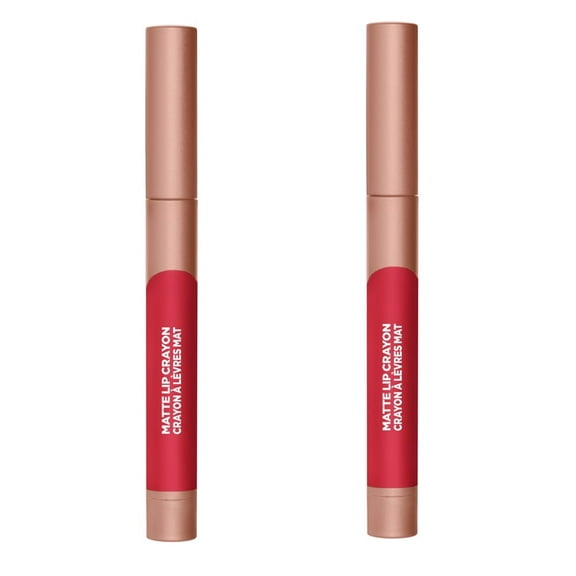 Pack of 2 L'Oreal Paris Infallible Matte Lip Crayon, Little Chili # 505