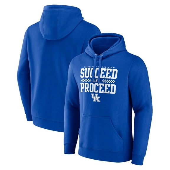 Men's Royal Kentucky Wildcats Succeed & Proceed Pullover Hoodie