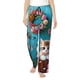 thumbnail image 1 of Balery Whimsical Cats and Flowers Scene Pantalones de pijama para mujer, pijamas ultraligeros, pantalones de estar por casa-Small, 1 of 6