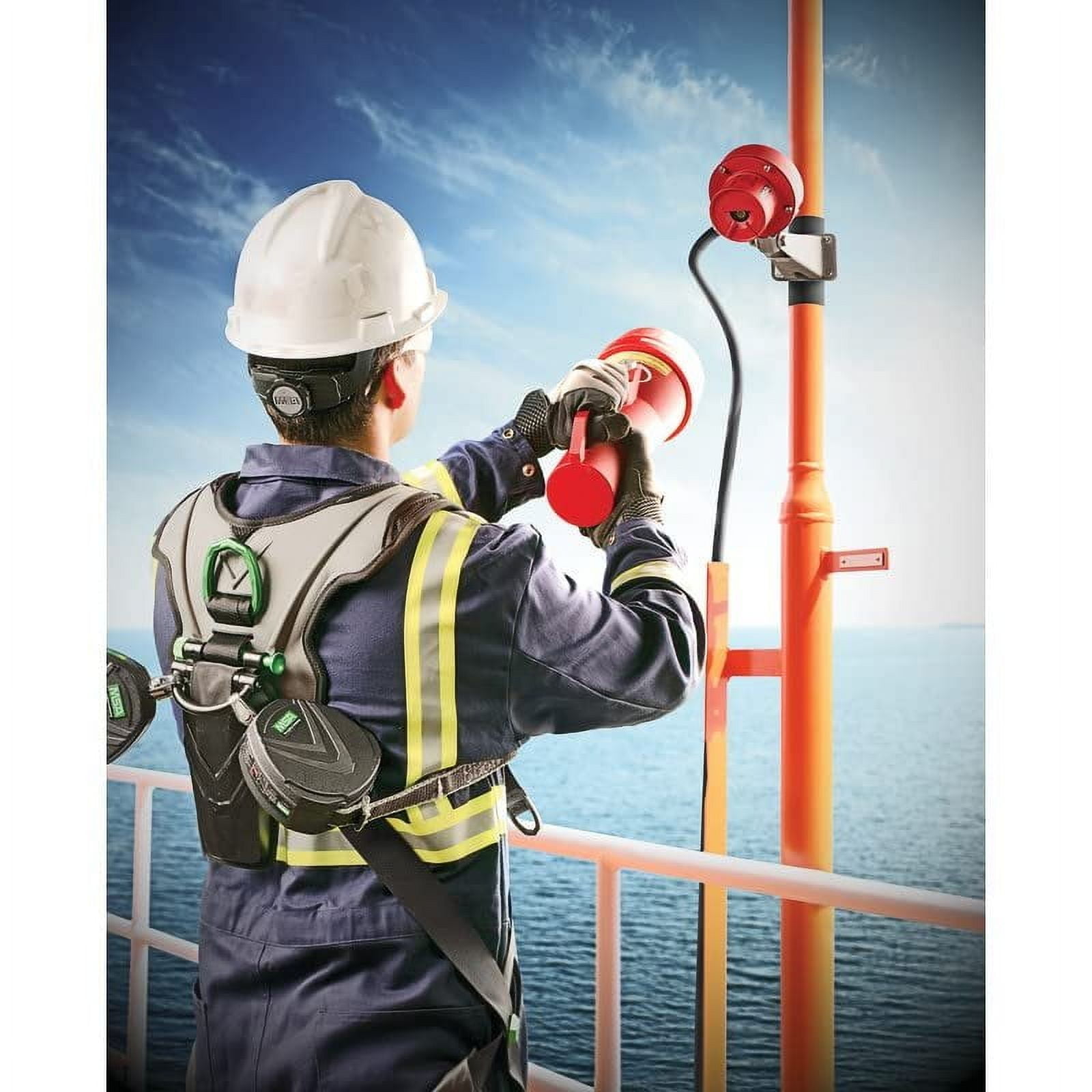 MSA 463942 V-Gard Cap Style Safety Hard Hat With Staz-on Pinlock Suspension  Polyethylene Shell, Superior Impact Protection, Self Adjusting Crown Straps - Standard Size in White
