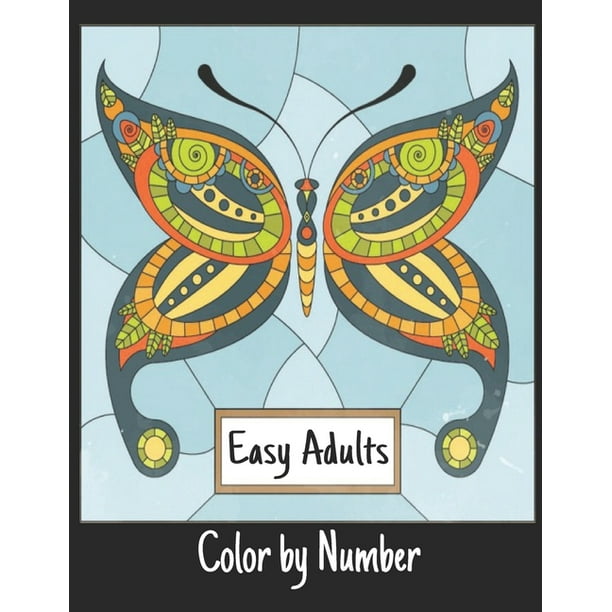 Download Easy Adults Color By Number Coloring Book With 60 Color By Number Designs Of Animals Birds