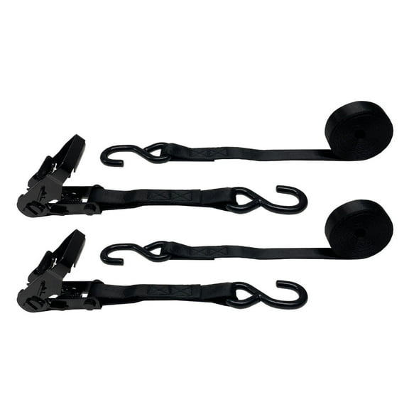 UBMOVE Ratchet Strap (2 Pack) 1" x 12-feet  650LB working load