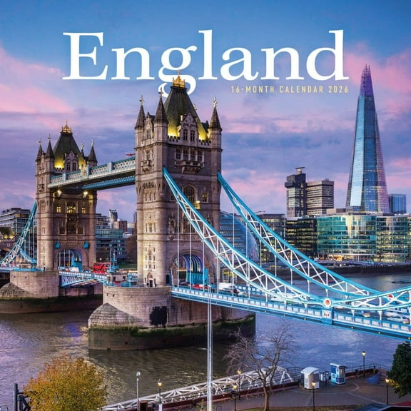 Carousel Calendars, England 2026 Wall Calendar