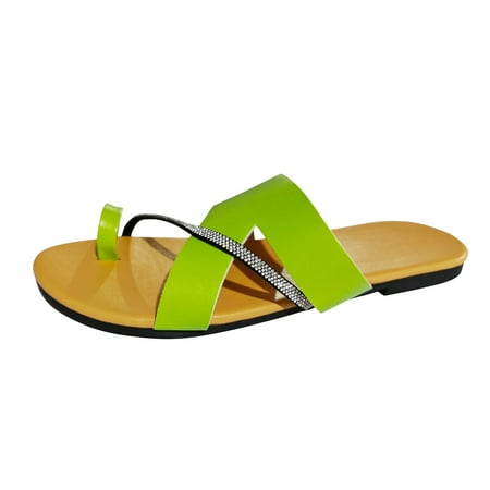 

Huanghuaa Women s Summer Fashion Clip Toe Leather Slippers Casual Lightweight Comfortable Outdoor Beach Slippers Slipper Sandals Women Fuzzy Leopard