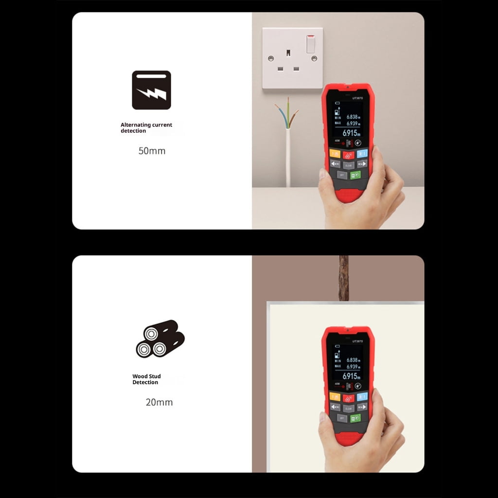 Wall Scanners with LCD Screen High Accuracy Detection & Multiple Type Metal Detectors for Wood Electric Live Wire