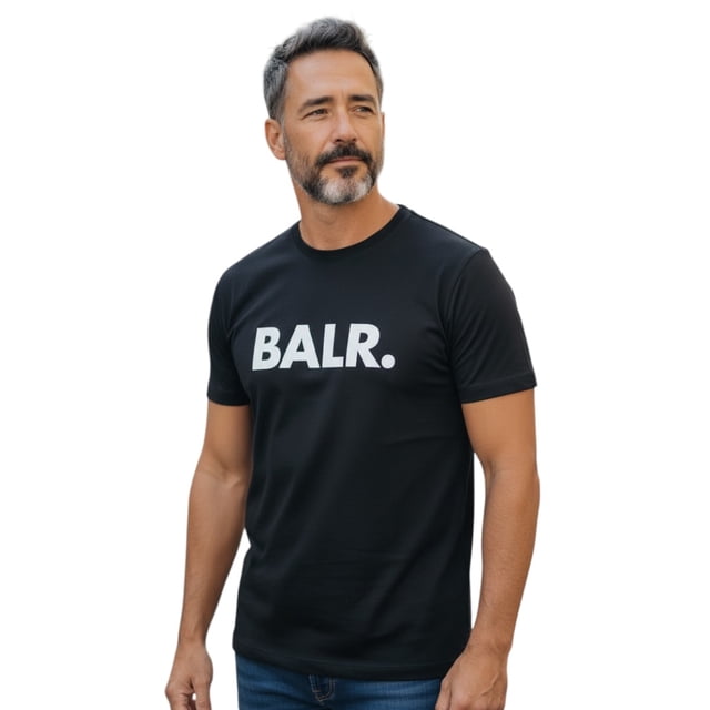 Playera T-Shirt Brand Straight Jet Black
