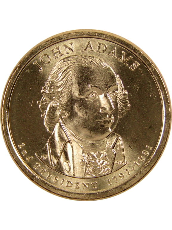 2007 P John Adams Presidential Dollar BU Uncirculated $1 Coin