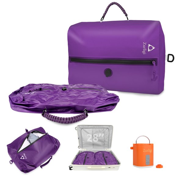 Bolsas de compresión al vacío Zurligi, impermeables y reutilizables, 2 unidades