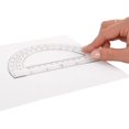 thumbnail image 3 of Westcott 6-Inch 180 Degree Protractor, Clear, 3 of 5