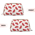 thumbnail image 3 of Xecao Watermelon Print Fashion Makeup PVC Bag Large Capacity Travel Cosmetic Bag for Women Organizer Toiletry Clutch, 3 of 8