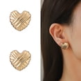 thumbnail image 1 of Love Peach Temperament Earrings Female Valentine's Day Gift Girlfriend Earrings, 1 of 8