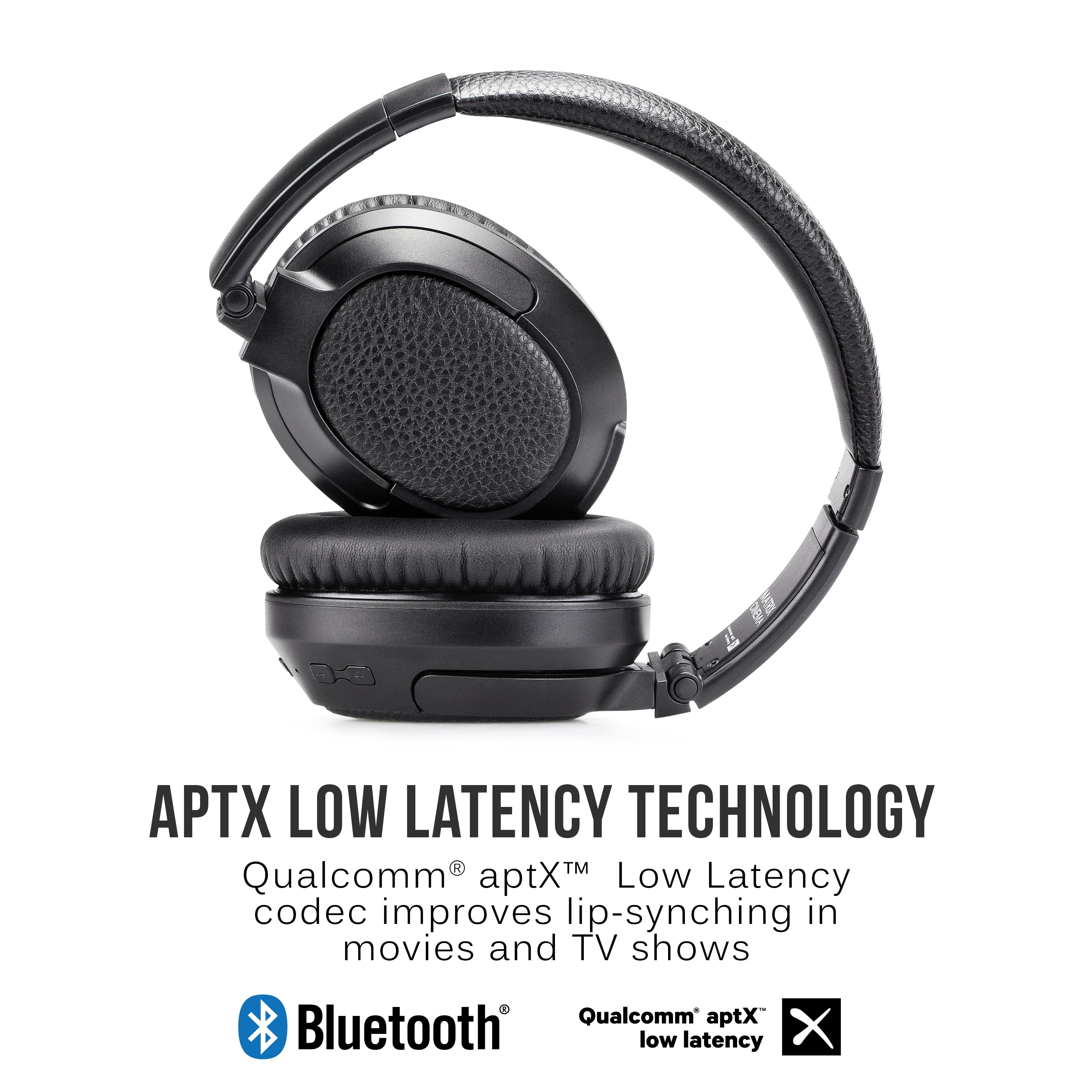 MEE audio Matrix Cinema Bluetooth Wireless Headphones with aptX Low Latency & CinemaEAR Audio Boost