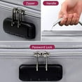 thumbnail image 2 of Document Bag with Lock,Fireproof 3-Layer File Storage Case with Water-Resistant Zipper,Document Safe Portable Travel Home, 2 of 7