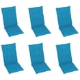 thumbnail image 6 of vidaXL Patio Chair with Cushions Outdoor Garden Furniture Solid Wood Teak, 6 of 10