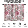 thumbnail image 2 of Blackout Kids Curtains,Pioneer Flower Floral Print Pattern Childrens Insulated Curtains Set Of 2,Bedroom Essentials,Toddler Room Decor 52"x84", 2 of 5