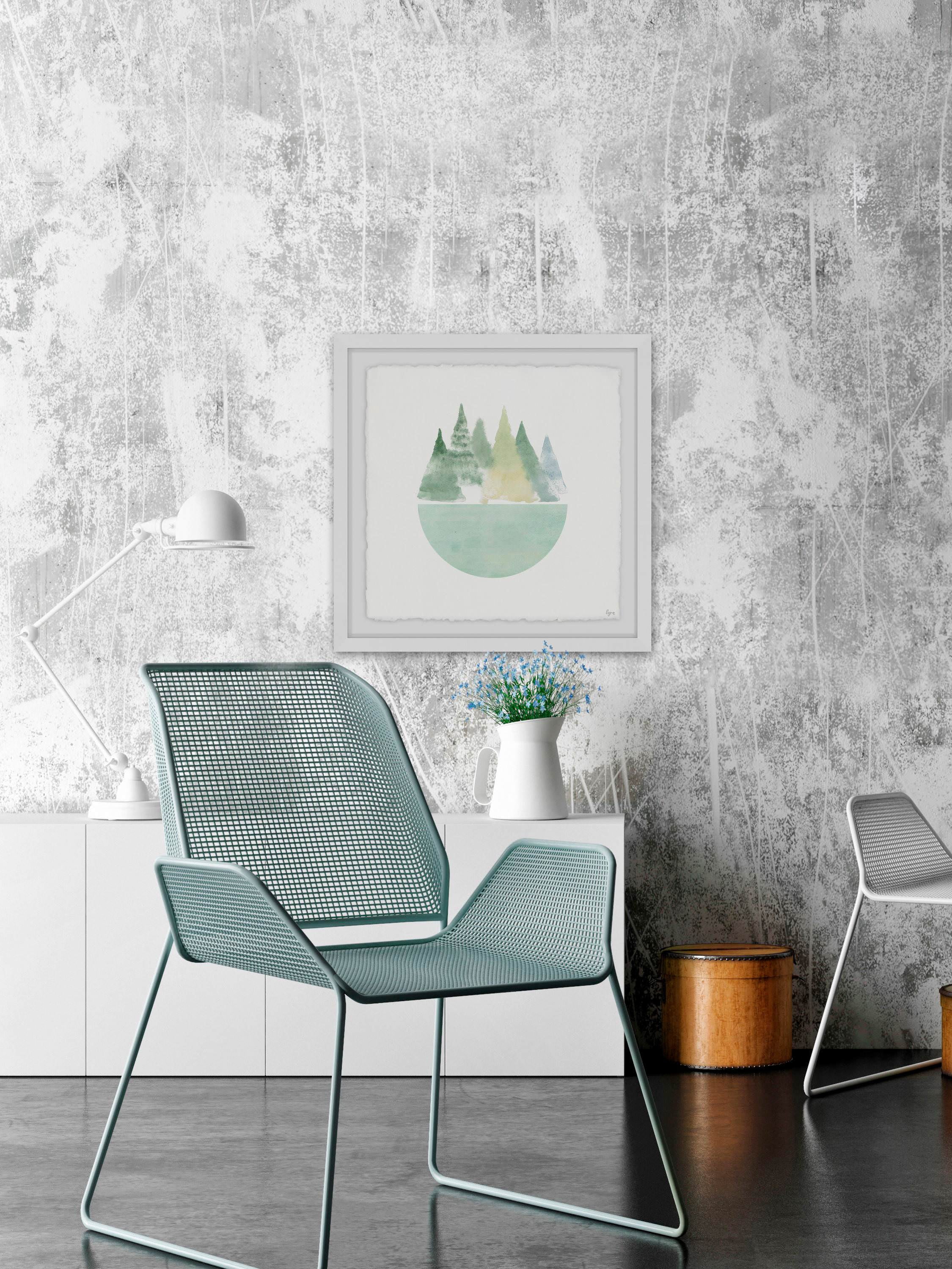 Tree Place Framed Painting Print