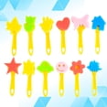 thumbnail image 4 of MasteelfCA 12PCS DIY Seal Toys Assorted Graffiti Brushes Hand Drawing Tools Fun Stamp Brush Educational Props Mixed Pattern, 4 of 7