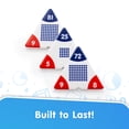 thumbnail image 5 of Junior Learning: Multiplication Triangles - Cover & Learn, Memorize Multiplication-Division Equations, Color-Coded Visual Math Manipulative, Melamine, 5 of 10