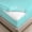Aqua Blue, variant on RV King 3 PC Zip-On Fitted Sheet, 600 TC Egyptian Cotton, 18" Deep, White