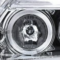 thumbnail image 6 of Dual LED Halo Projector Headlight In Chrome Housing Clear Lens Made For And Compatible With 2005 - 2010 Scion tC 05 06 07 08 09 10, 6 of 7