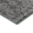 thumbnail image 3 of Addison Rugs Mayfield Premium Machine Washable Transitional Damask Gray Rectangle Rug, 9' X 12' Machine Washable Transitional Damask Gray Oversized Sherpa Throw Blanket, 3 of 7