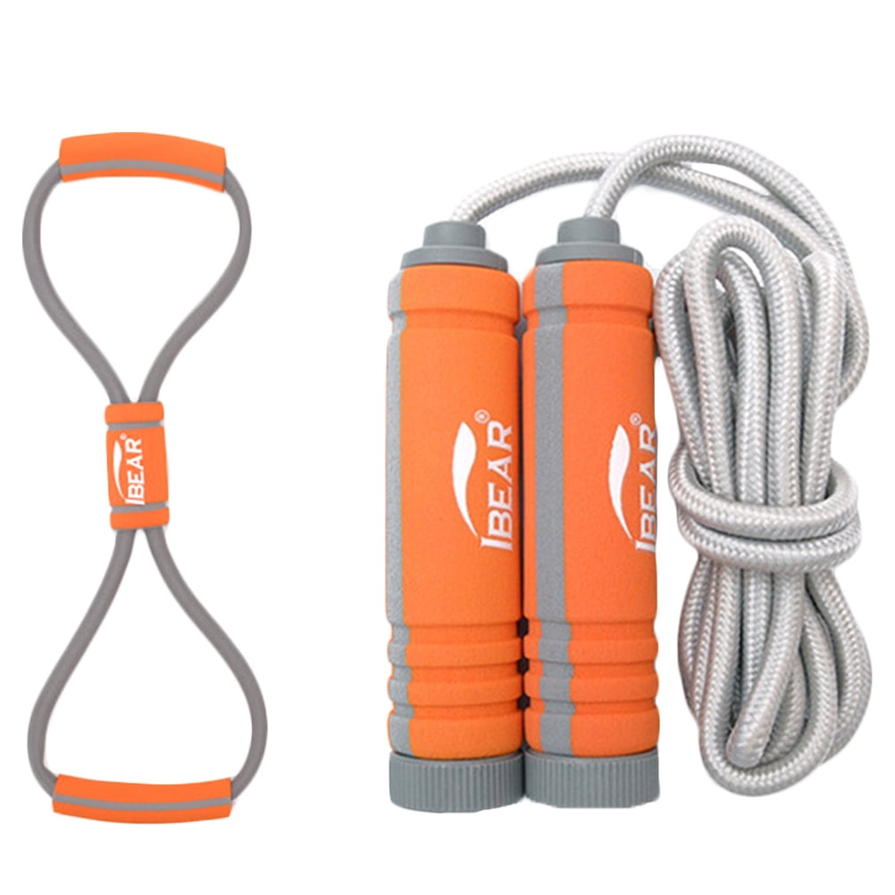 1 Set/2 Pcs Portable 8 Shape Yoga Pull Rope Chest Multifunctional